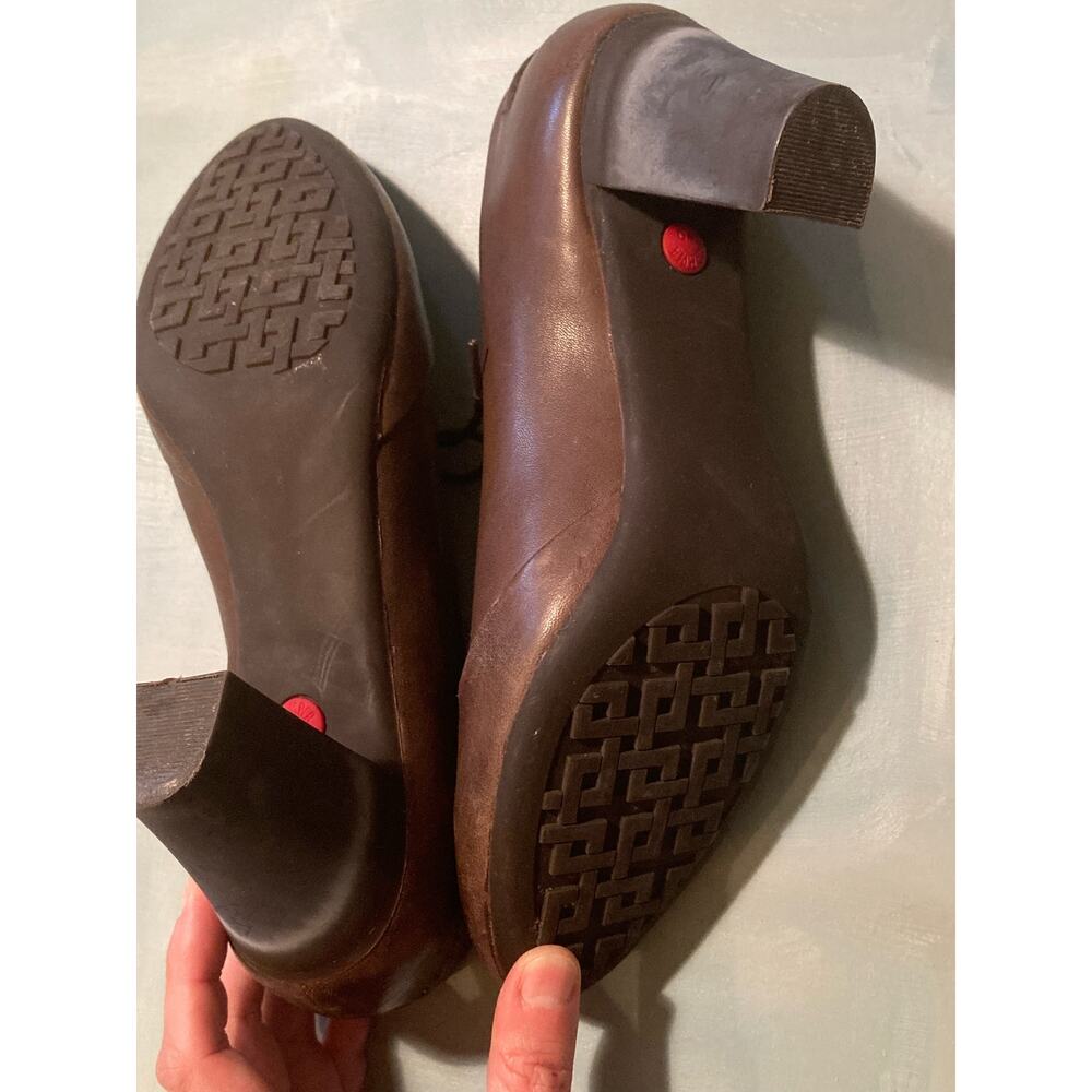 Camper Lace-up Oxford Brogue Heels Comfort w/ Box ~ 1940s Glam ~ Sz 40 10 - Picture 6 of 8